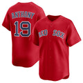 BlackjerseyBoston Red Sox #19 Roman Anthony Red  2024 Alternate Limited Stitched Jersey