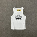 Classic Alcatraz Print Tank Top, American High Street Trendy Brand T-shirt