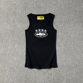 Classic Alcatraz Print Tank Top, American High Street Trendy Brand T-shirt