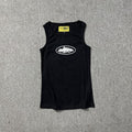 Classic Alcatraz Print Tank Top, American High Street Trendy Brand T-shirt