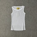 Classic Alcatraz Print Tank Top, American High Street Trendy Brand T-shirt
