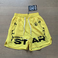 New Style Washed Distressed Casual Shorts with Flame Short
