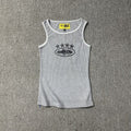 Classic Alcatraz Print Tank Top, American High Street Trendy Brand T-shirt