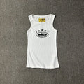 Classic Alcatraz Print Tank Top, American High Street Trendy Brand T-shirt