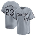 Blackjersey Chicago White Sox #23 Andrew Benintendi White  Road Limited Player Jersey