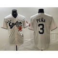 Blackjersey Houston Astros #3 Jeremy Pena Cream  Cactus Jack Vapor Premier Stitched Jersey