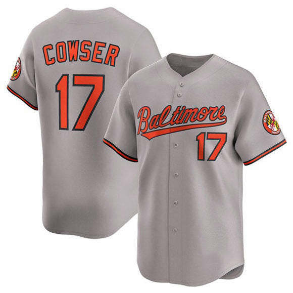 BlackjerseyBaltimore Orioles #17 Colton Cowser Gray  2025 Limited Stitched Jersey