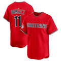 BlackjerseyCleveland Guardians #11 Jose Ramirez Red  Alternate Limited Stitched Jersey
