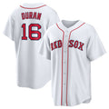 BlackjerseyBoston Red Sox #16 Jarren Duran White  Home Replica Player Jersey