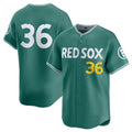 BlackjerseyBoston Red Sox #36 Triston Casas Green  2025 City Connect Limited Stitched Jersey