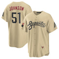 BlackjerseyArizona Diamondbacks #51 Randy Johnson Gold  Sand City Connect Replica Player Jersey