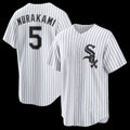 Blackjersey Chicago White Sox #5 Munetaka Murakami White  Home Replica Jersey