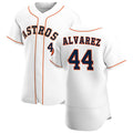 Blackjersey Houston Astros #44 Yordan Alvarez White  Home 2020 Authentic Player Jersey