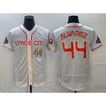 Blackjersey Houston Astros #44 Yordan Alvarez Number White  2023 City Connect Flex Base Stitched Jersey 3