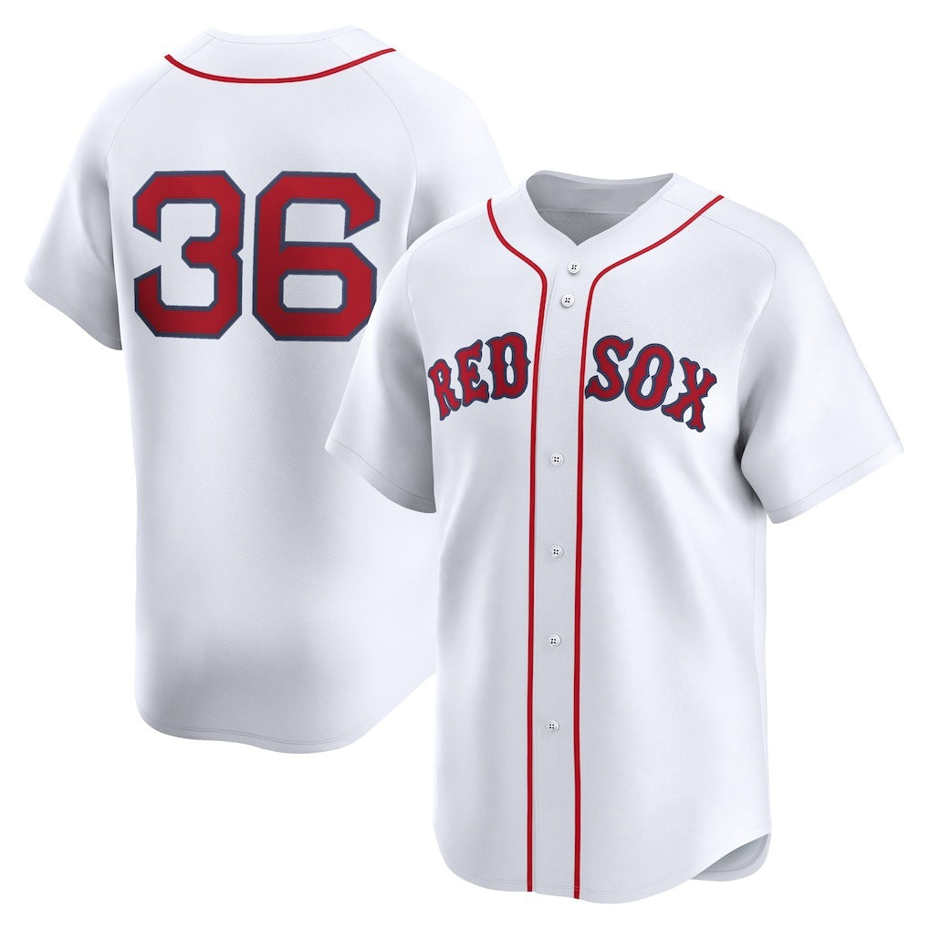BlackjerseyBoston Red Sox #36 Triston Casas White  Home Limited Player Jersey