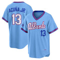 BlackjerseyAtlanta Braves #13 Ronald Acu?a Jr. Powder Blue  2026 City Connect Stadium Jersey