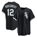 Blackjersey Chicago White Sox #12 Colson Montgomery Black  Cool Base Stitched Jersey