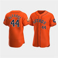 Blackjersey Houston Astros #44 Yordan Alvarez Orange  60th Anniversary Flex Base Stitched Jersey