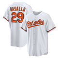 BlackjerseyBaltimore Orioles #29 Samuel Basallo White  Replica Player Jersey