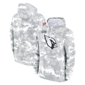 Blackjersey A.Cardinals Arctic Camo Salute to Service Limited Hoodie Blank Player Stitched Jerseys