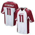 Blackjersey A.Cardinals #11 Larry Fitzgerald Player White Cardinal Home Game Stitched Jerseys