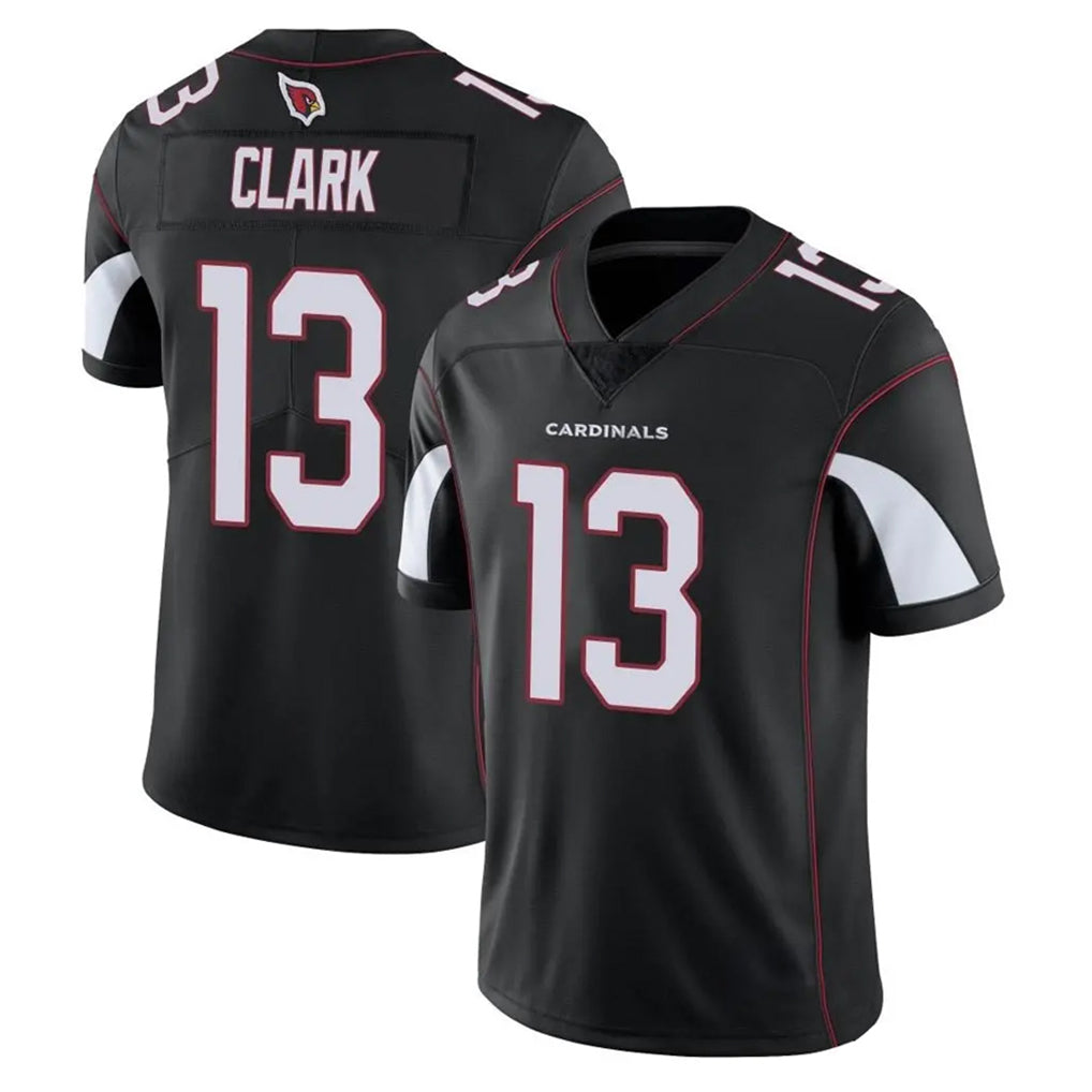 Blackjersey A.Cardinals #13 Kei'Trel Clark Player Black Vapor Limited Home Game Stitched Jerseys