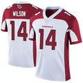 Blackjersey A.Cardinals #14 Michael Wilson Player White Limited Home Game Stitched Jerseys