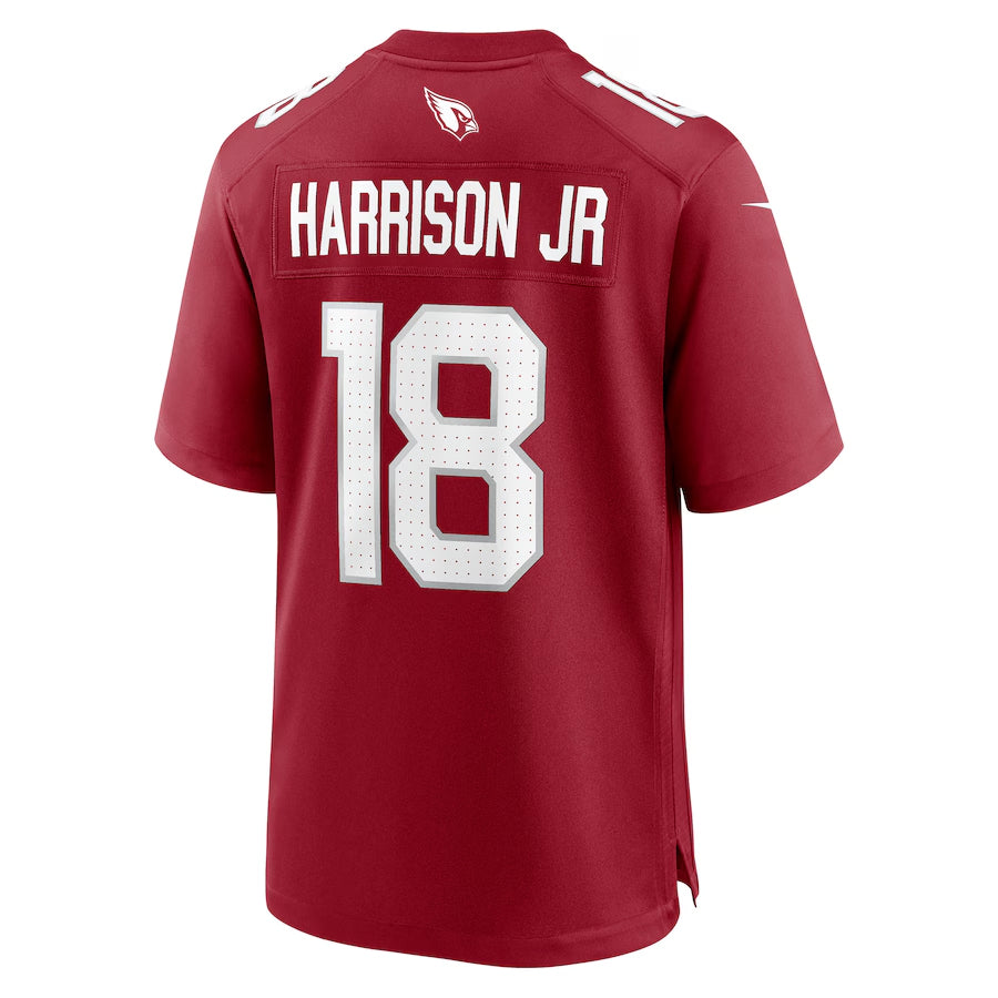 Blackjersey A.Cardinals #18 Marvin Harrison Jr. Player Cardinal Game Stitched Jerseys