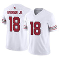 Blackjersey A.Cardinals #18 Marvin Harrison Jr. Player White Vapor F.U.S.E. Limited Home Game Stitched Jerseys