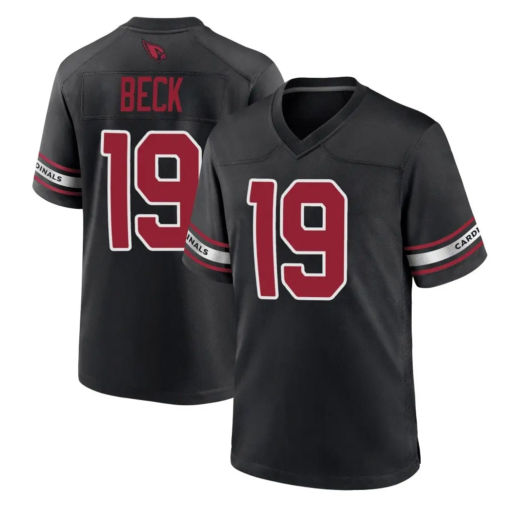 Blackjersey A.Cardinals #19 Carson Beck Player Black Alternate Game Stitched Jerseys