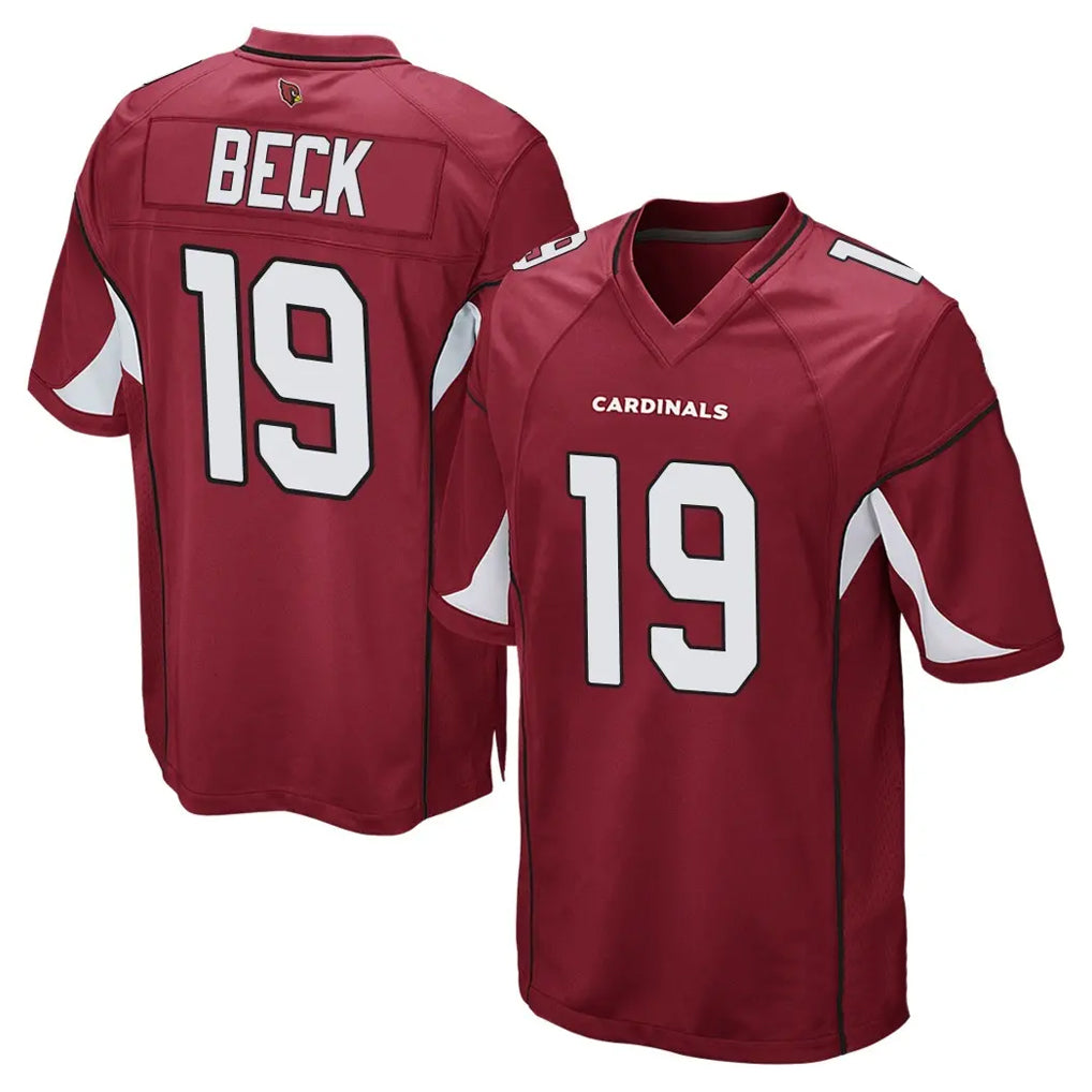 Blackjersey A.Cardinals #19 Carson Beck Player Cardinal Home Game Stitched Jerseys