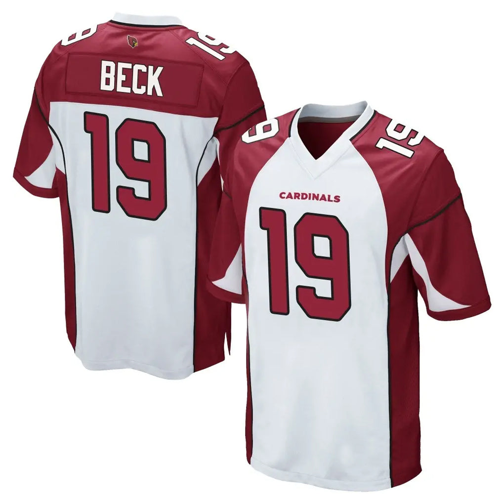 Blackjersey A.Cardinals #19 Carson Beck Player White Cardinal Home Game Stitched Jerseys