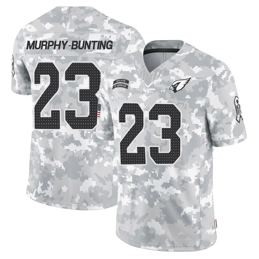 Blackjersey A.Cardinals #23 Sean Murphy-Bunting Player Camo Salute to Service Limited Stitched Jerseys