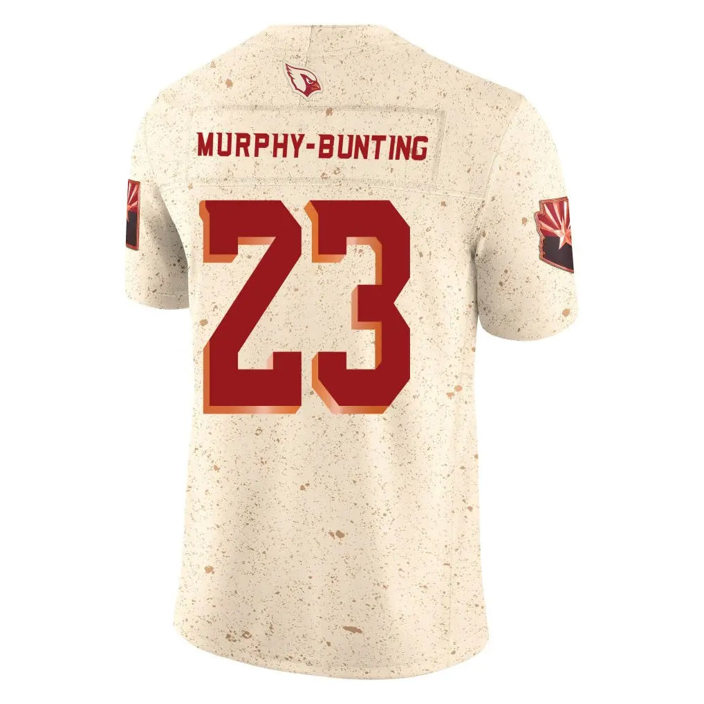 Blackjersey A.Cardinals #23 Sean Murphy-Bunting Player Cream Rivalries Collection Vapor Limited Home Game Stitched Jerseys
