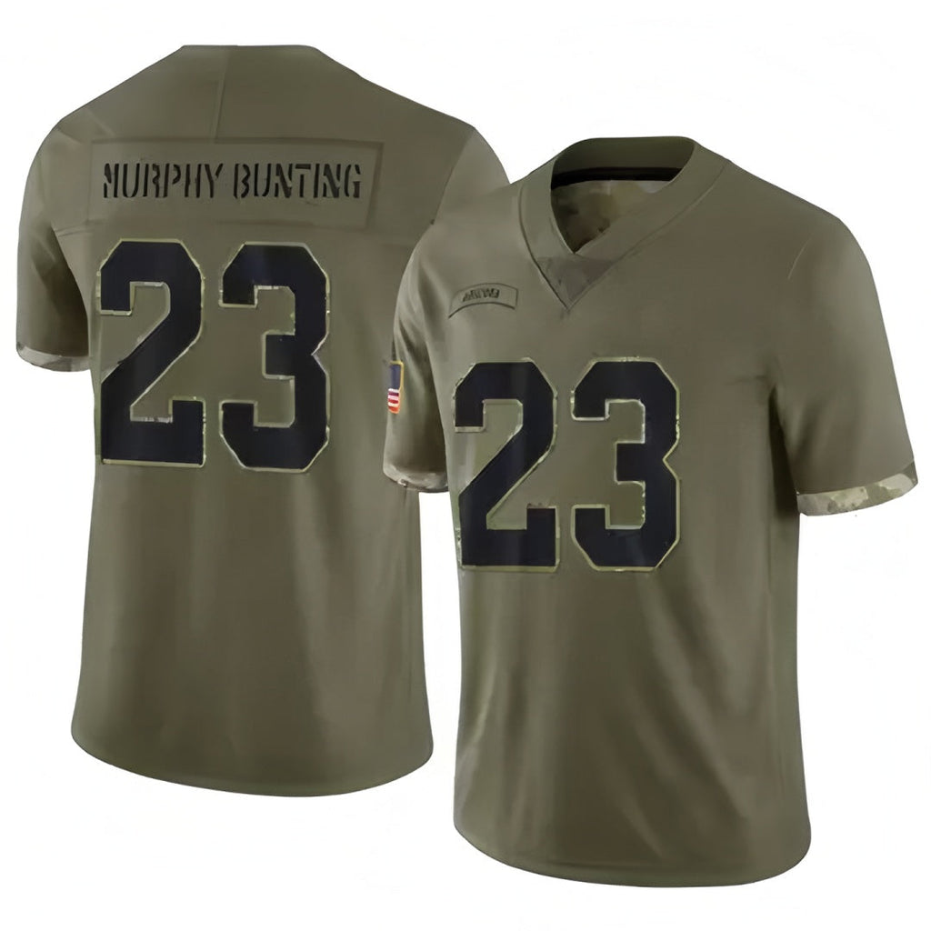 Blackjersey A.Cardinals #23 Sean Murphy-Bunting Player Olive Salute To Service Stitched Jerseys