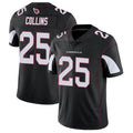 Blackjersey A.Cardinals #25 Zaven Collins Player Black Vapor Limited Home Game Stitched Jerseys