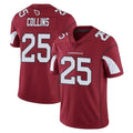 Blackjersey A.Cardinals #25 Zaven Collins Player Cardinal Vapor Limited Home Game  Stitched Jerseys