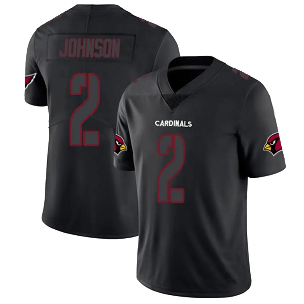 Blackjersey A.Cardinals #2 Will Johnson Player Black Impact Limited Home Game Stitched Jerseys