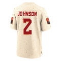 Blackjersey A.Cardinals #2 Will Johnson Player Cream Rivalries Collection Game Stitched Jerseys