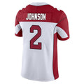 Blackjersey A.Cardinals #2 Will Johnson Player White Vapor Limited Home Game Stitched Jerseys