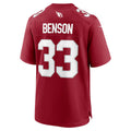 Blackjersey A.Cardinals #33 Trey Benson Player Cardinal Home Game Stitched Jerseys