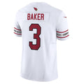 Blackjersey A.Cardinals #3 Budda Baker Player White Vapor F.U.S.E. Limited Stitched Jerseys