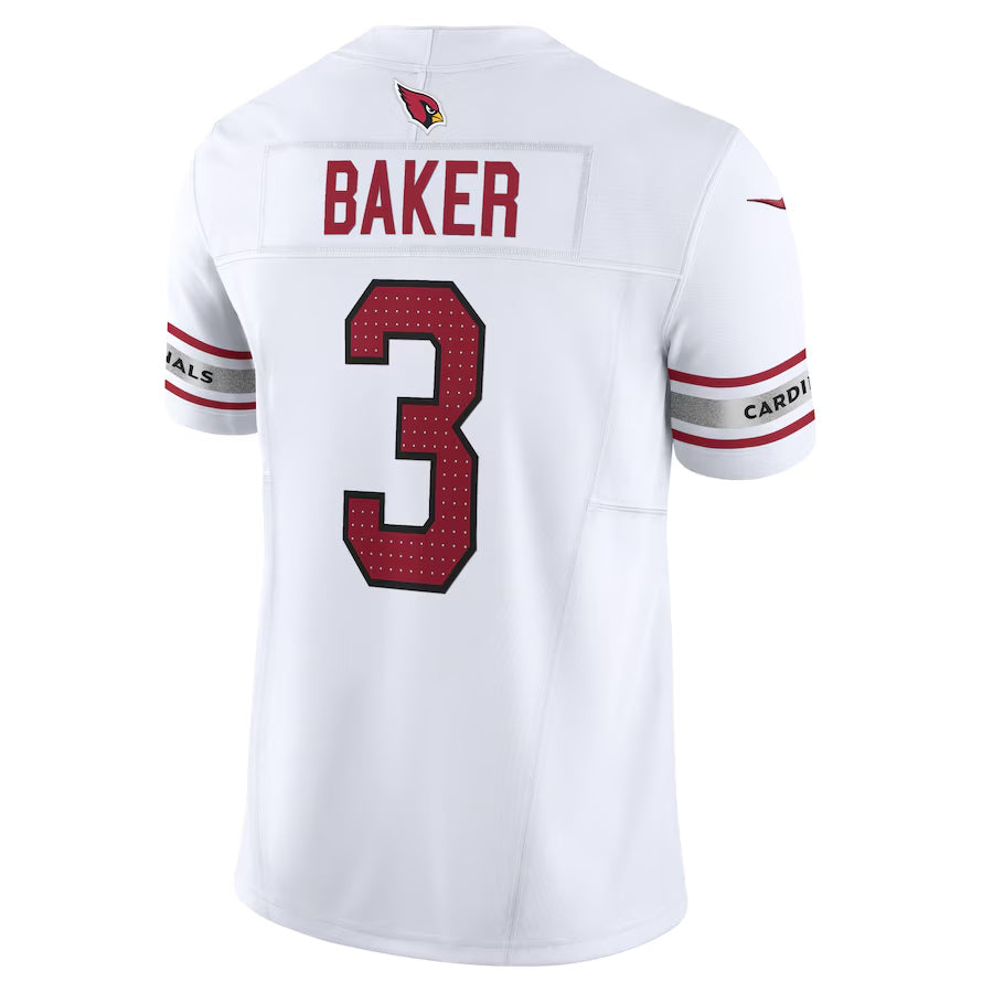Blackjersey A.Cardinals #3 Budda Baker Player White Vapor F.U.S.E. Limited Stitched Jerseys
