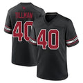 Blackjersey A.Cardinals #40 Pat Tillman Player Black Game Stitched Jerseys