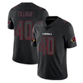 Blackjersey A.Cardinals #40 Pat Tillman Player Black Impact Limited Home Game Stitched Jerseys