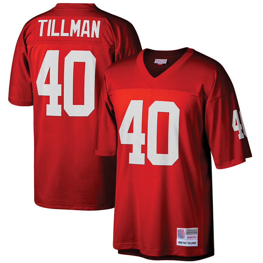 Blackjersey A.Cardinals #40 Pat Tillman Player Mitchell & Ness Cardinal Legacy Replica Stitched Jerseys