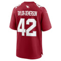 Blackjersey A.Cardinals #42 Dadrion Taylor-Demerson Player Cardinal Home Game Stitched Jerseys