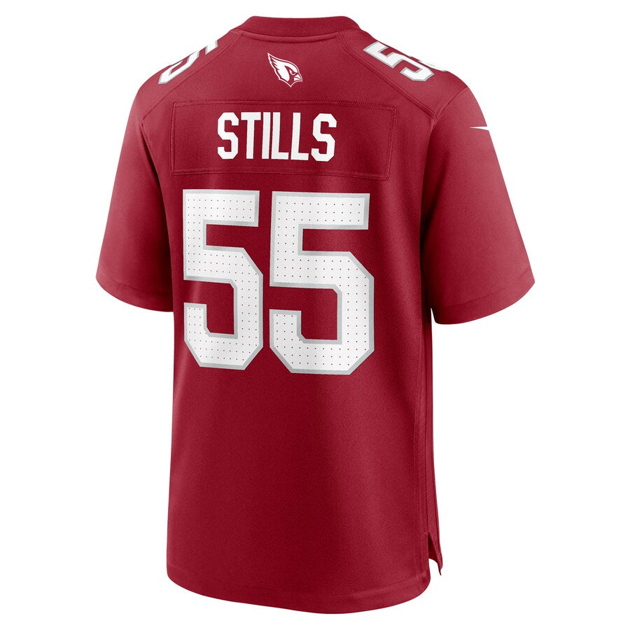 Blackjersey A.Cardinals #55 Dante Stills Player Cardinal Home Game Stitched Jerseys