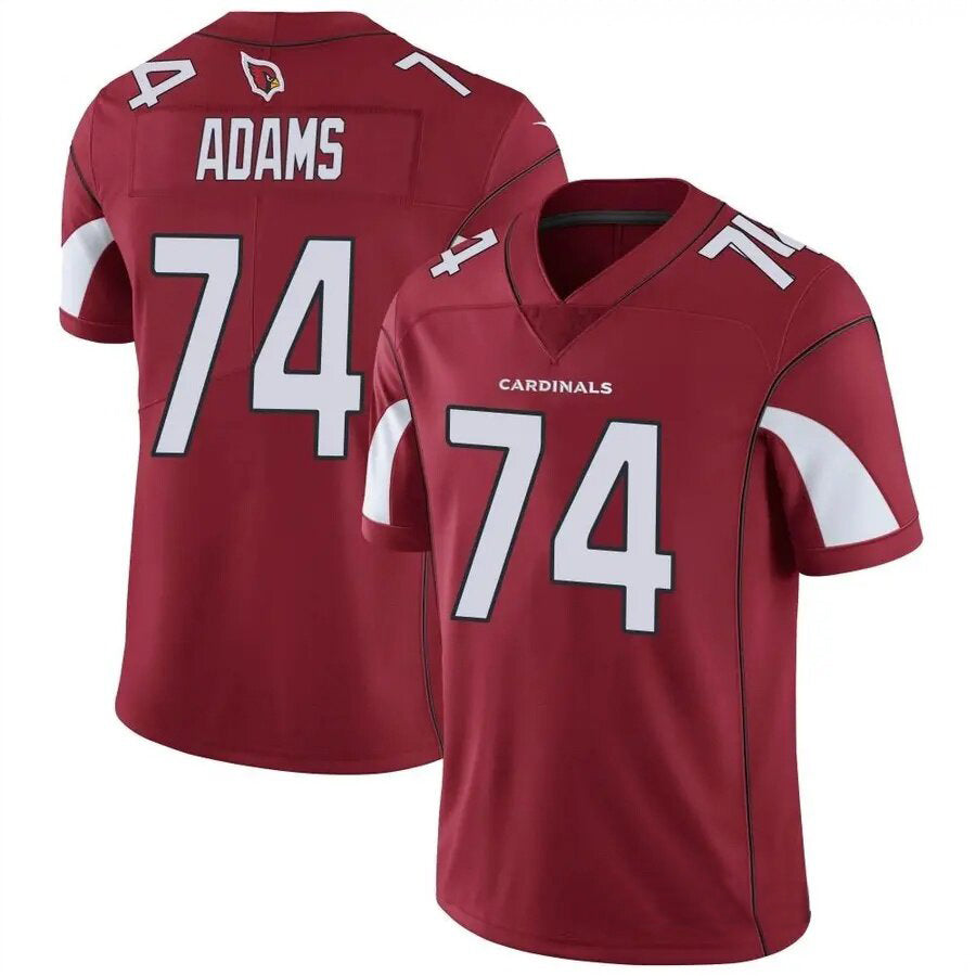Blackjersey A.Cardinals #74 Isaiah Adams Player Red Game Stitched Jerseys