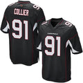 Blackjersey A.Cardinals #91 L.J. Collier Player Black Game Stitched Jerseys